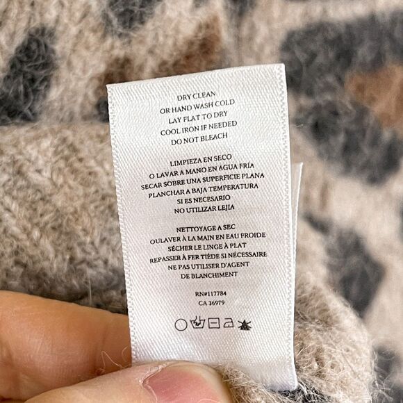 Rails Lana Spotted Hazel Alpaca Wool Sweater Size S - Picture 5 of 8